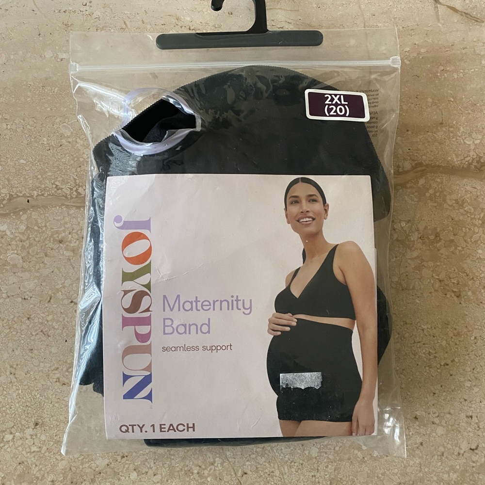 Joyspun Maternity Support Band - Black (2XL)